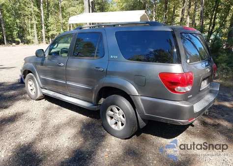 2005 Toyota Sequoia Sr5 V8 z USA, uszkodzony, nr VIN 5TDBT44A25S245526